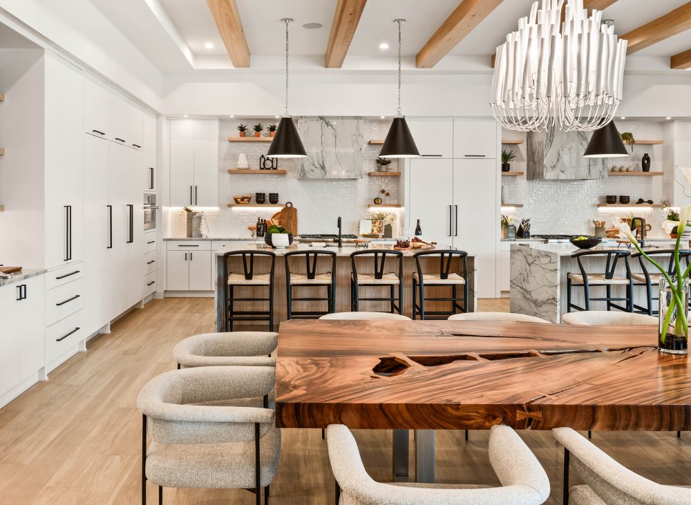 calacatta countertops installed in orlando home